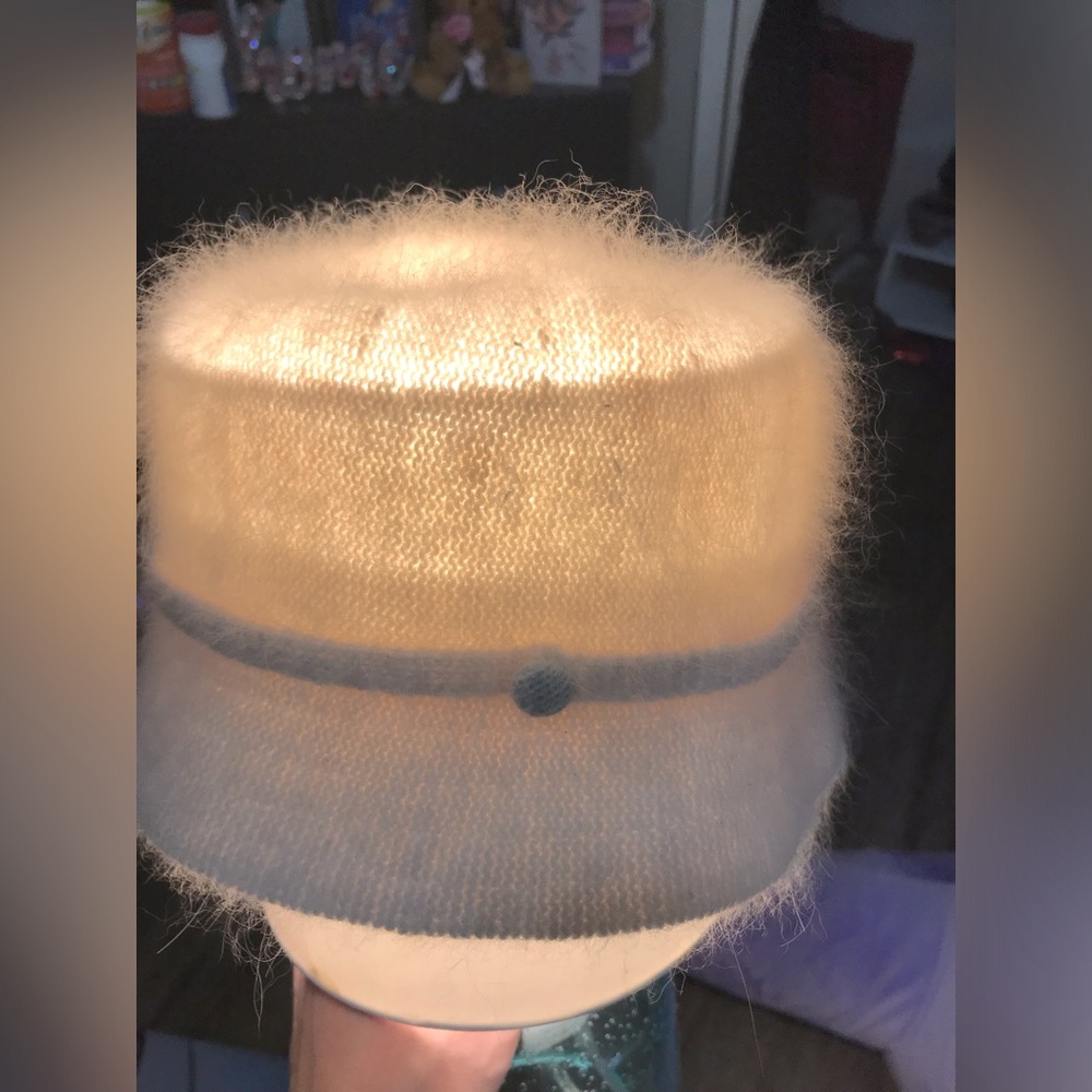 9 West Cream Wool Bucket Hat